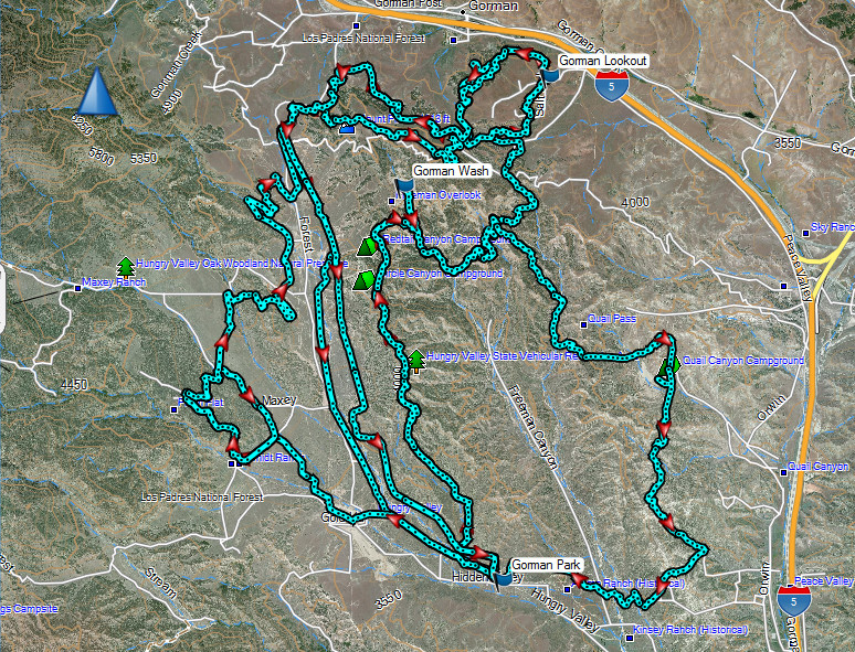 Gorman aka Hungry Valley OHV Area 3-26-2014 - 1 to 3 Day Ride Write-Ups 
